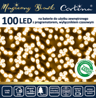 Cortina osvetlenie vianočného stromčeka vonkajšie 10,5 m 51 - 100 svetiel